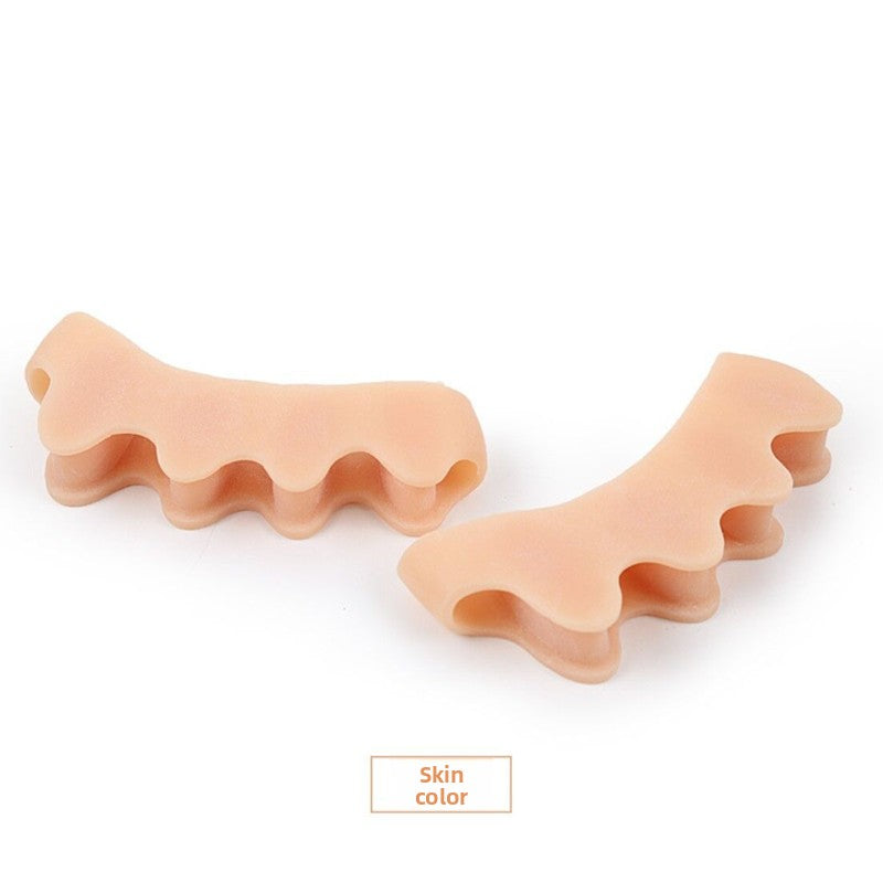 Five Hole Toe Separator Corrector for Hallux Valgus