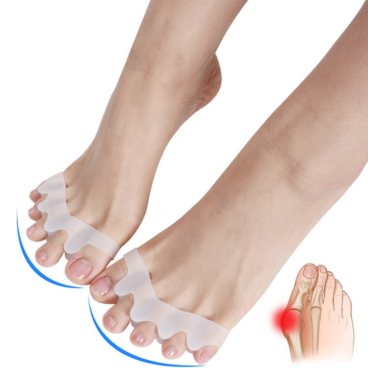 Five Hole Toe Separator Corrector for Hallux Valgus